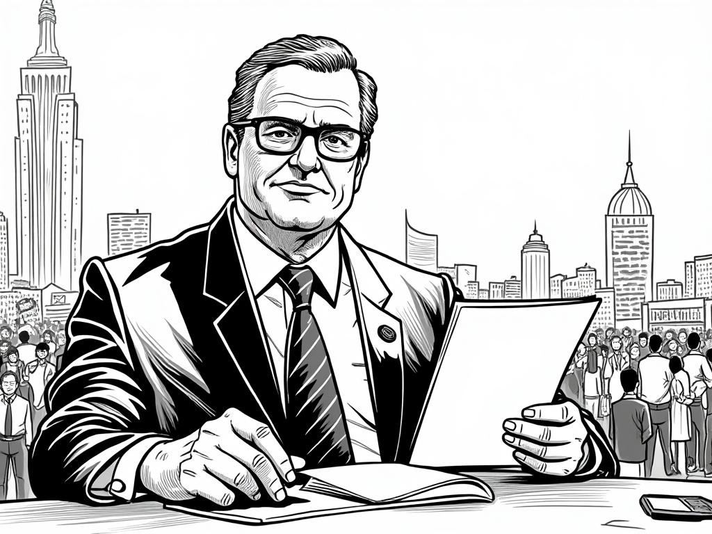 Bank Governor Portrait